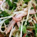まめち☆'s cooksnap of when they made あと一品☆かにカマかいわれ大根.