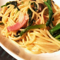 クック☆やーっ！'s cooksnap of when they made きのことほうれん草とベーコンの和風パスタ.