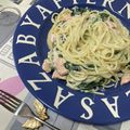 クックありえり's cooksnap of when they made スモークサーモンと法蓮草のクリームパスタ.