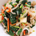 みき☆ハチ's cooksnap of when they made レンジで☆ほうれん草と大根の胡麻和え.