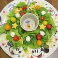 升田さん's cooksnap of when they made こどもだけで作れるクリスマスリースサラダ.