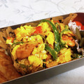 龍青空ママ's cooksnap of when they made おすすめ☘️卵とウインナーのカレー炒め.