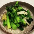 む's cooksnap of when they made 小松菜あっさりワサビ和え(✿◕‿◡ฺ).