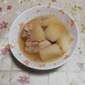 くネコまろす's cooksnap of when they made 安い手羽元と大根のボリューム煮物.