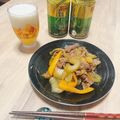 一番星寿美次郎's cooksnap of when they made 【農家のレシピ】セロリと牛肉の炒め煮.