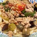 seacomet's cooksnap of when they made 夏野菜たっぷり肉味噌うどん.