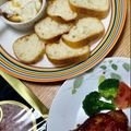 食べるの大好き♪♪'s cooksnap of when they made チーズ豆腐♡バケット&はちみつ添え.