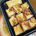 しーてっぷ's cooksnap of when they made ホットプレート食パン一斤フレンチトースト.