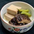 お料理ニャロメ's cooksnap of when they made お節◆高野豆腐と干し椎茸の煮しめ・含め煮.