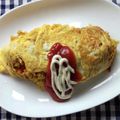 花時計咲いた's cooksnap of when they made ドライカレー風オムライス.