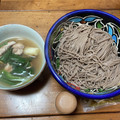 ぷけぽん's cooksnap of when they made 鴨せいろ風？鶏のつけ蕎麦✿.