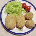 ひなtan's cooksnap of when they made まぶすだけ『カボチャコロッケ』超簡単！.
