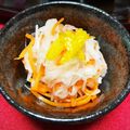 クック0THS6P☆'s cooksnap of when they made 簡単☆紅白なます(大根・人参の甘酢和え).