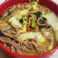 私市ビッキーズ津門巳's cooksnap of when they made 白菜の漬物と納豆の蕎麦.
