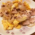 いやんのん＊'s cooksnap of when they made 豚肉と卵の味噌炒め.