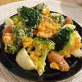 りえっくす♡'s cooksnap of when they made ソーセージとブロッコリーと卵のサラダ.