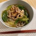 りえっくす♡'s cooksnap of when they made ほんのり甘い【豚葱南蛮蕎麦】年越し蕎麦も.