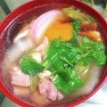 musakosu's cooksnap of when they made うすくちしょうゆでかんたんお雑煮.