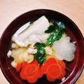 なまちょこれいと's cooksnap of when they made 簡単！麺つゆで手間無し♪お雑煮.