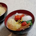すかいmama☆'s cooksnap of when they made 雑煮　大晦日に準備して元旦～味噌汁～楽々.