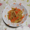 くネコまろす's cooksnap of when they made 甘すぎないヤーコンのきんぴら.