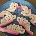 pancebolla's cooksnap of when they made おせち　お弁当に　かまぼこの飾り切り♬♫.