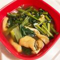 もこもこぼんぼん's cooksnap of when they made ムスリムも食べられる！小松菜の煮浸し.