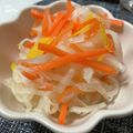 かずママ28号's cooksnap of when they made 柚子の香りがたまらない！簡単紅白なます.