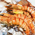 ryutaimama's cooksnap of when they made 有頭エビの塩焼き.
