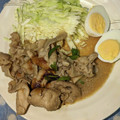 yama_miu's cooksnap of when they made 豚こまとピーマンの焼肉のたれマヨ炒め.
