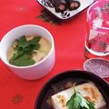 irharuka's cooksnap of when they made 菜の花と花麩の彩り茶碗蒸し.
