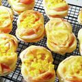 ★フラミンゴ★'s cooksnap of when they made ハムマヨロールパン♪.