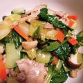 クックUH3NVG☆'s cooksnap of when they made 簡単♡青梗菜とシーフードの八宝菜風炒め.