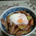 ちーめぐ's cooksnap of when they made 豚こまと長ネギのすき焼き風丼.