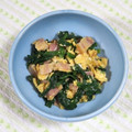 mmameco's cooksnap of when they made 簡単 ほうれん草とハムと卵炒め.