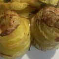 Yokchina's cooksnap of when they made レンジで時短☆簡単ポテトスタック。.