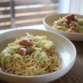 みるく茶's cooksnap of when they made ガス代節約！乾麺de生パスタ？.