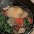 ∞くぅ∞'s cooksnap of when they made ஐஃ我が家の水炊きお雑煮♡焼き餅で｡ஐஃ.