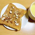 柊＿＿'s cooksnap of when they made 酒かす風味のきな粉トースト.