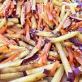 お塩と砂糖's cooksnap of when they made 簡単☆さつまいもとにんじんのきんぴら.