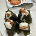 ちゃまたまご's cooksnap of when they made イカ天むす♡唐揚げ天むすにぎり♡おにぎり.
