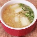 あーこ姐's cooksnap of when they made 鍋の余り野菜でお味噌汁☆白菜とえのき～.