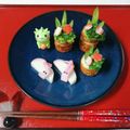 Newチヨコっと♪'s cooksnap of when they made お節にオススメ！ちくわで門松の作り方.