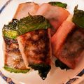 なおすけ151a's cooksnap of when they made ♣はんぺんとチーズの大葉ベーコン巻き♣.