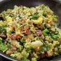 ｸﾏﾘｴ's cooksnap of when they made 春菊炒飯.