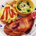 まんまるまうちゃん's cooksnap of when they made クリスマスチキン・簡単ローストチキン.
