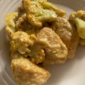 dollyj's cooksnap of when they made 鶏胸肉とカリフラワーのカレーマヨ炒め.