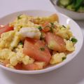 *usako*'s cooksnap of when they made ふわふわタマゴのトマト炒め.