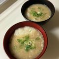 ポークの嫁's cooksnap of when they made とろろ団子のお味噌汁☆.