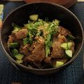 pajamamin's cooksnap of when they made 簡単！焼肉のタレで牛丼.